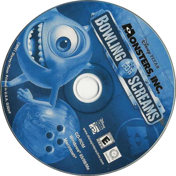 Monsters, Inc.: Bowling for Screams - CD obal