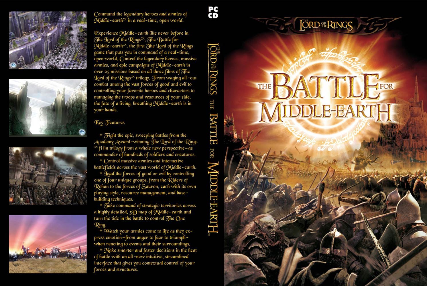 Lord of the Rings: The Battle For Middle-Earth - DVD obal 2
