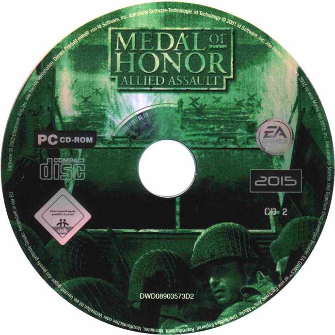 Medal of Honor: Allied Assault: Deluxe Edition - CD obal 2