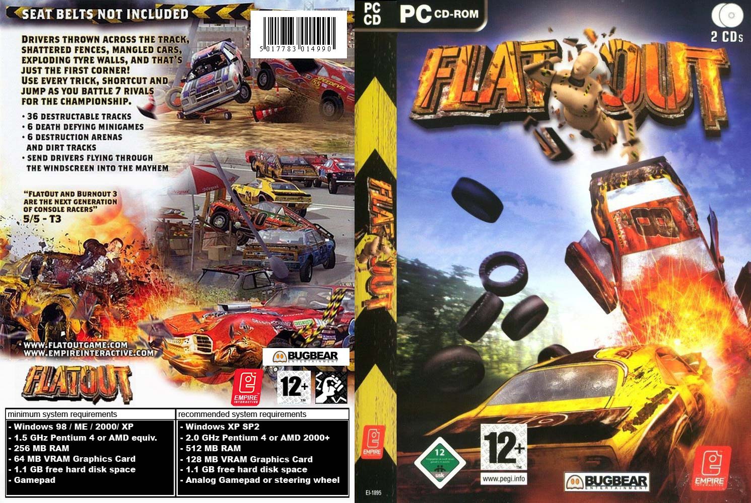 FlatOut - DVD obal