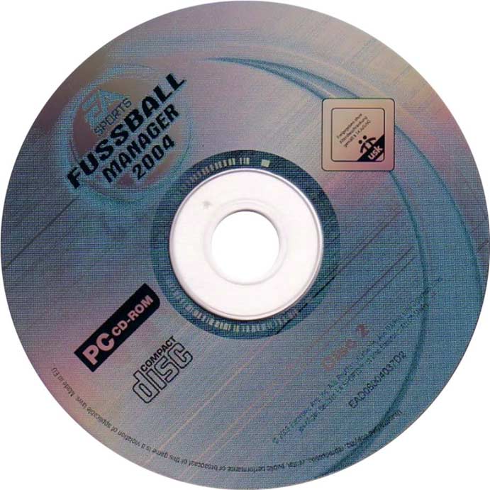 Fussball Manager 2004 - CD obal 2