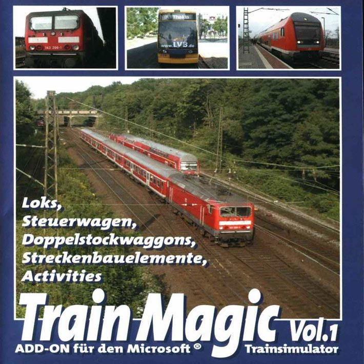 Train Magic - MS train Simulator Add-On - predn CD obal