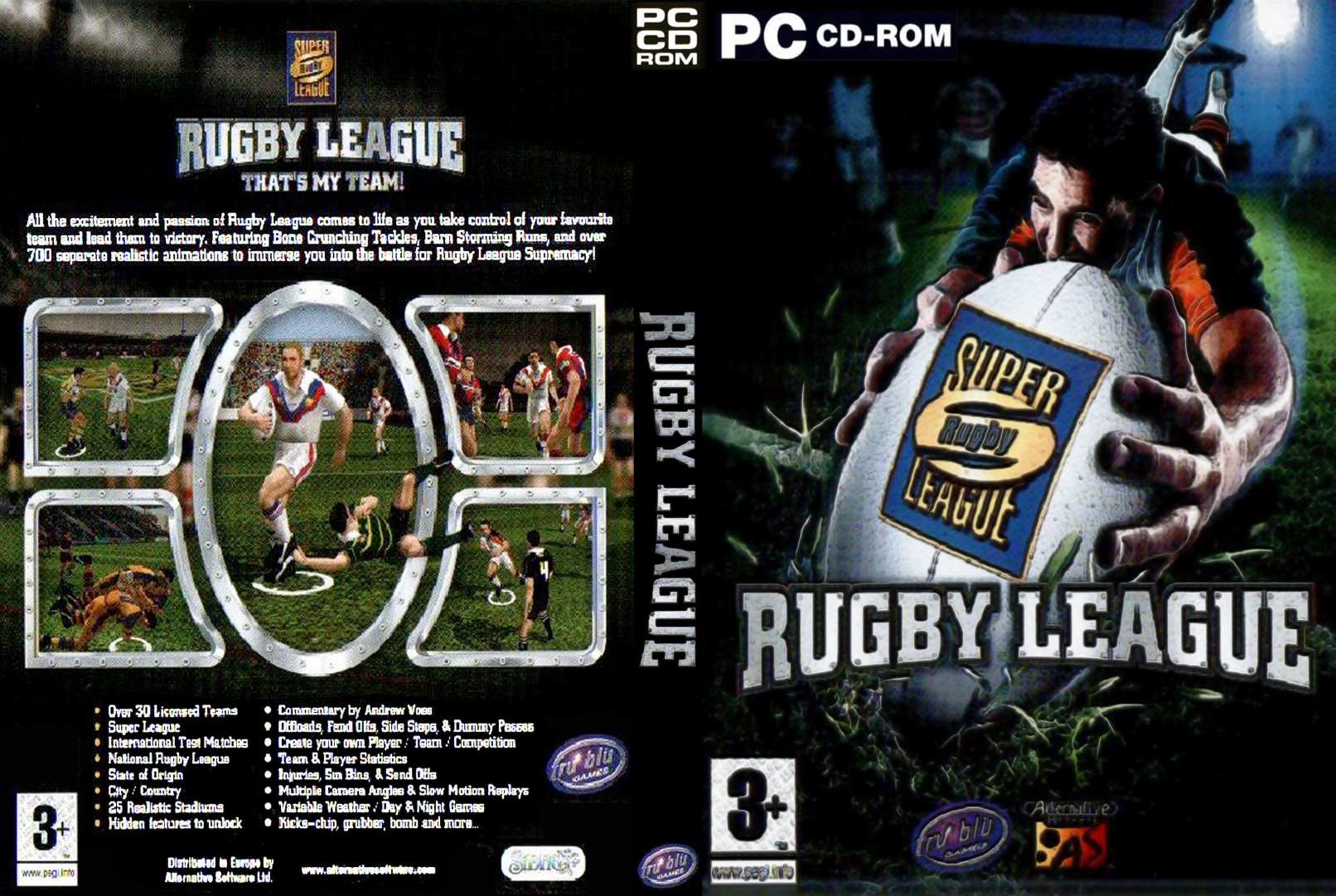 Rugby League - DVD obal