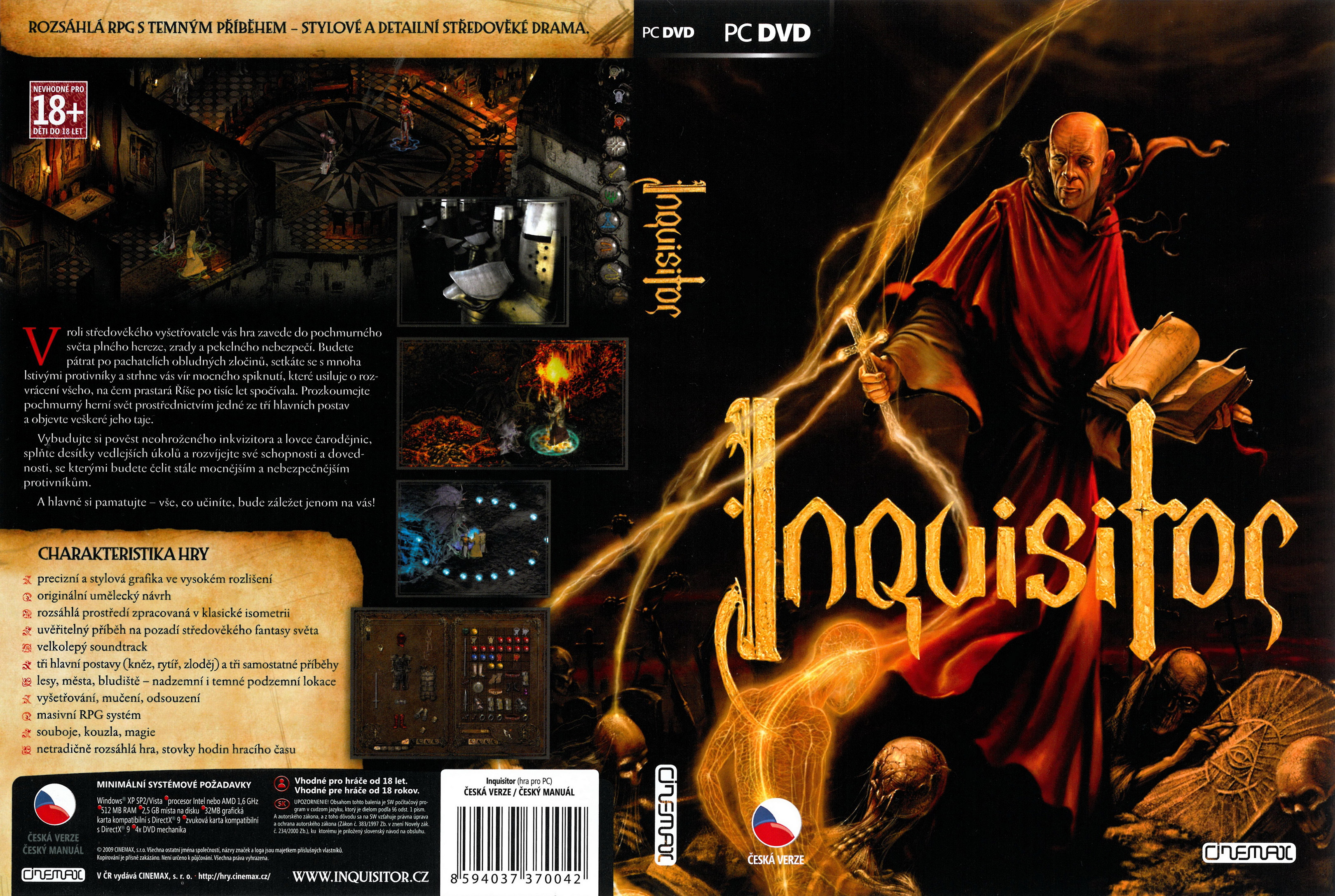 Inquisitor - DVD obal