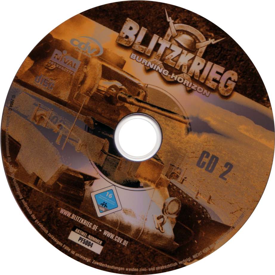 Blitzkrieg: Burning Horizon - CD obal 2
