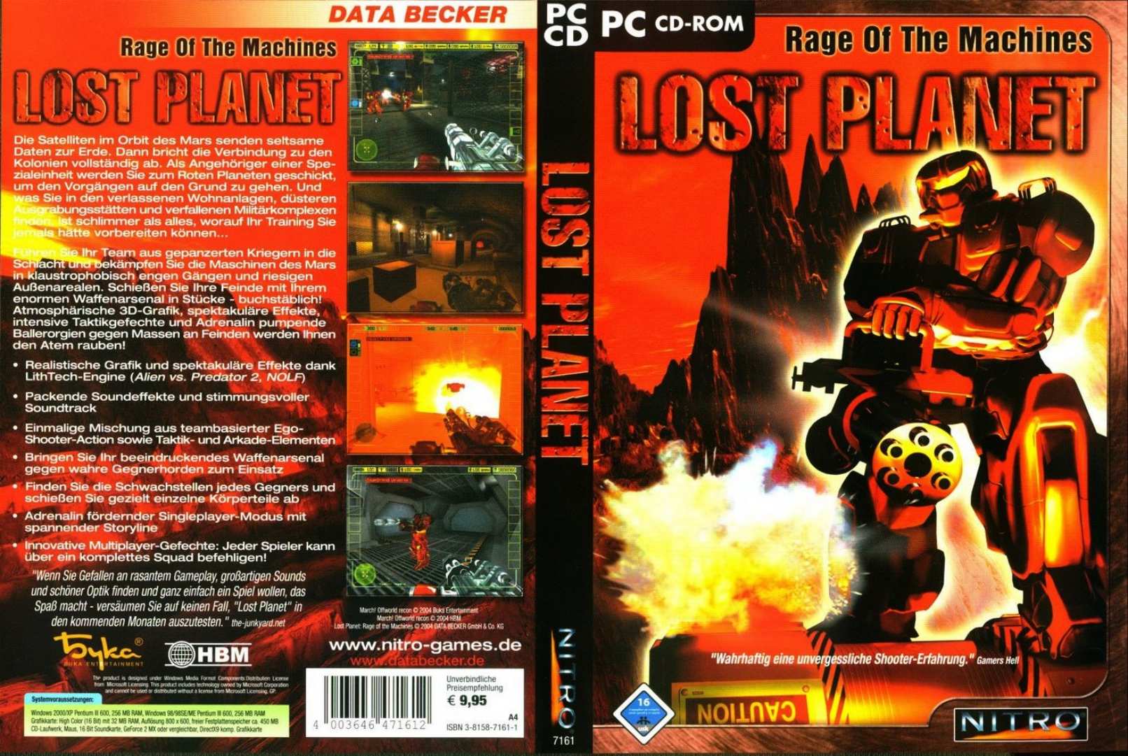 Lost Planet: Rage of the Machines - DVD obal