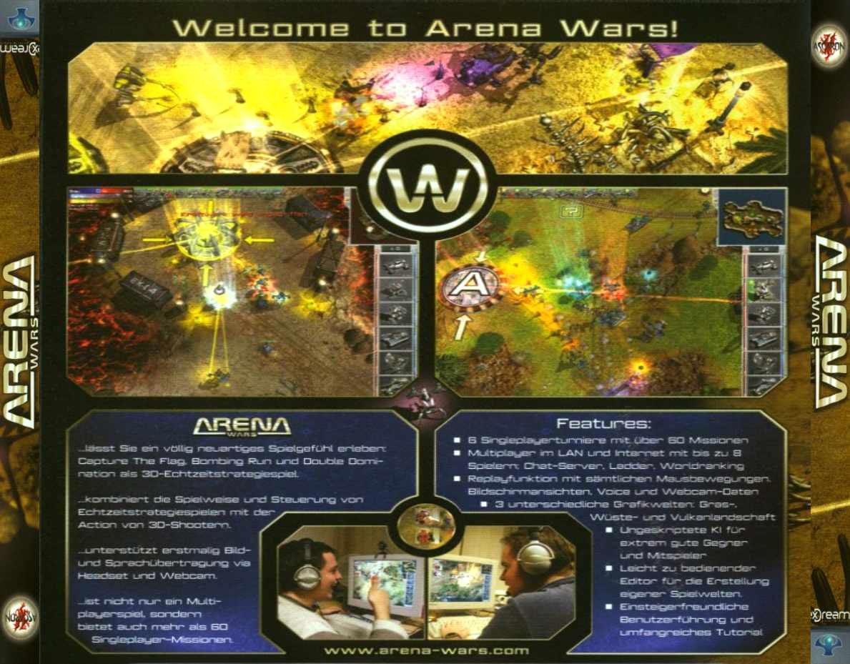 Arena Wars - zadn CD obal