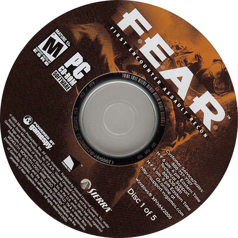 F.E.A.R. - CD obal 3