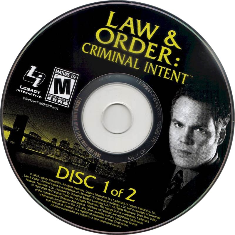 Law and Order: Criminal Intent - CD obal