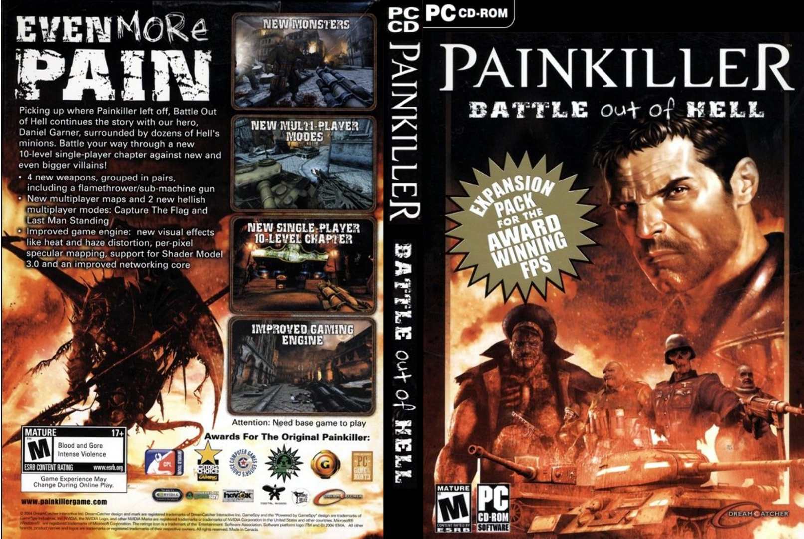 Painkiller: Battle out of Hell - DVD obal