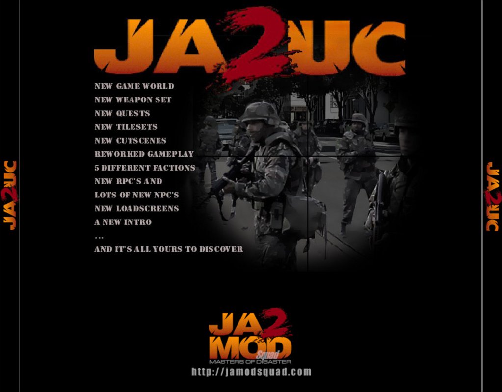 Jagged Alliance 2: Urban Chaos - zadn CD obal