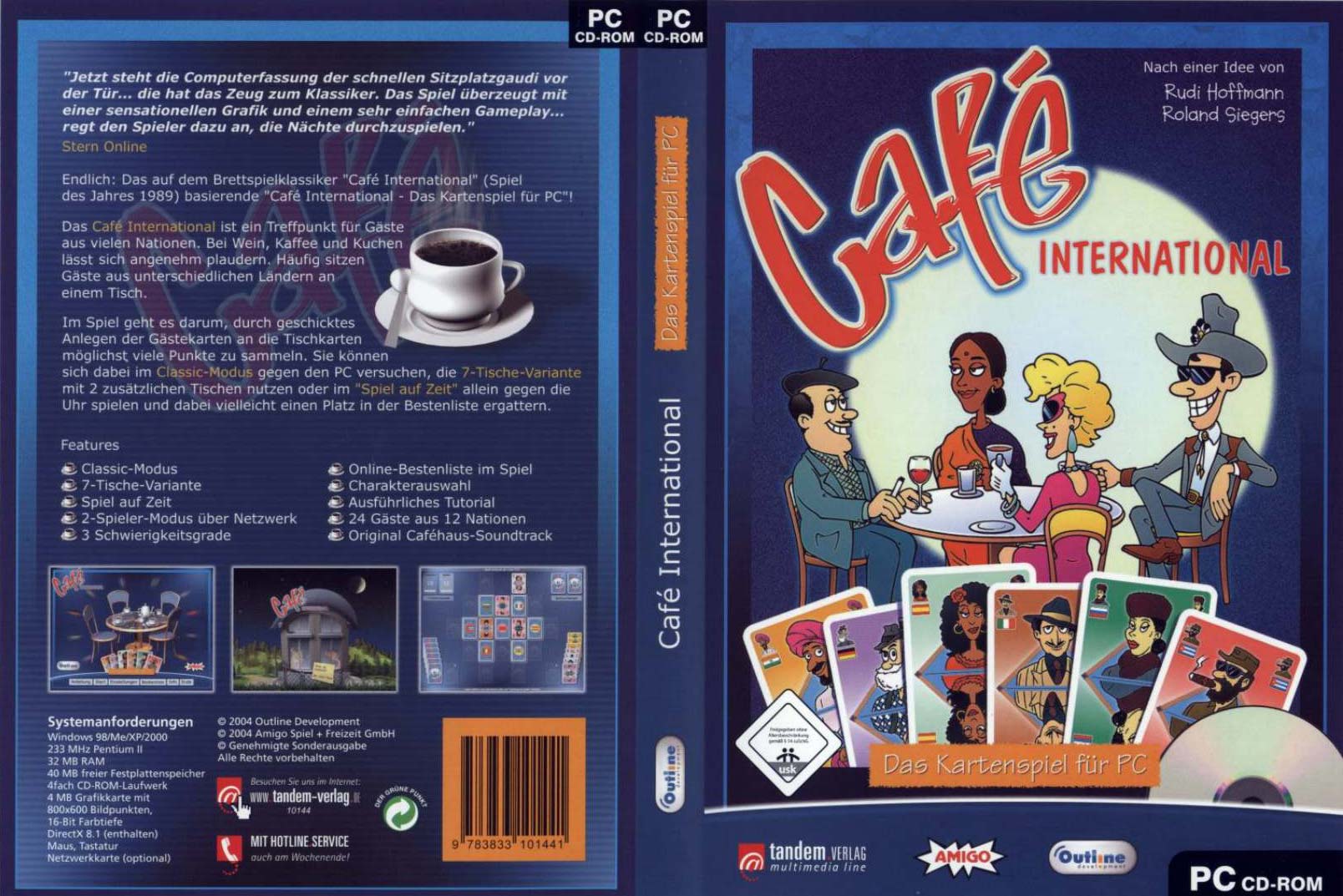 Caf International - DVD obal