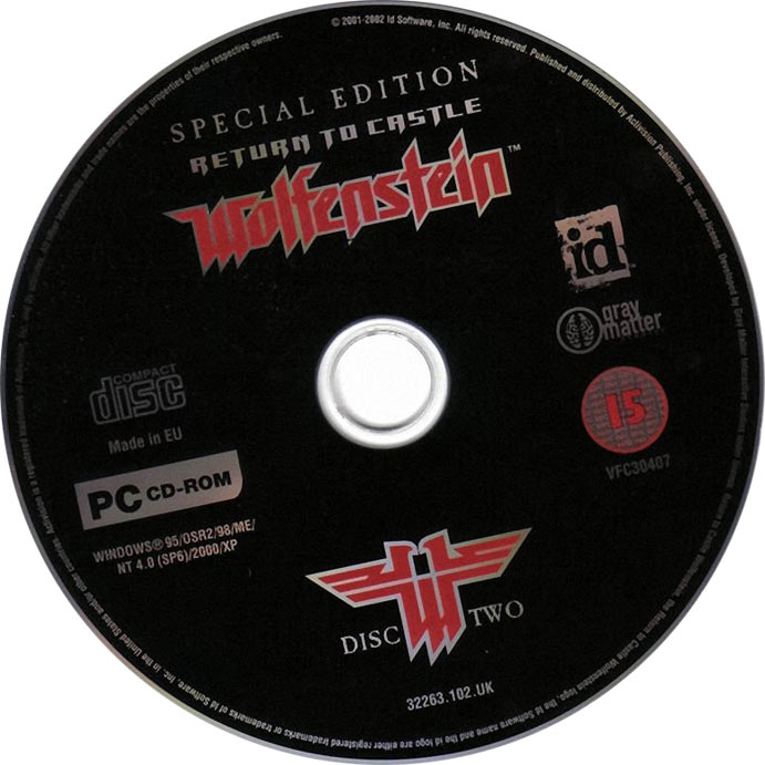 Return to Castle Wolfenstein: Special Edition - CD obal 2