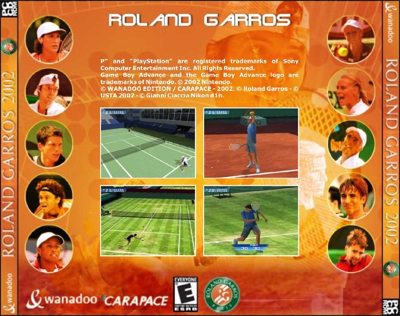 Roland Garros: French Open 2002 - zadn CD obal