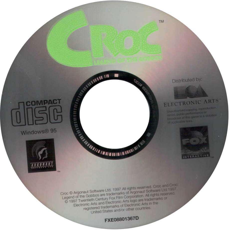 Croc: Legend of the Gobbos - CD obal