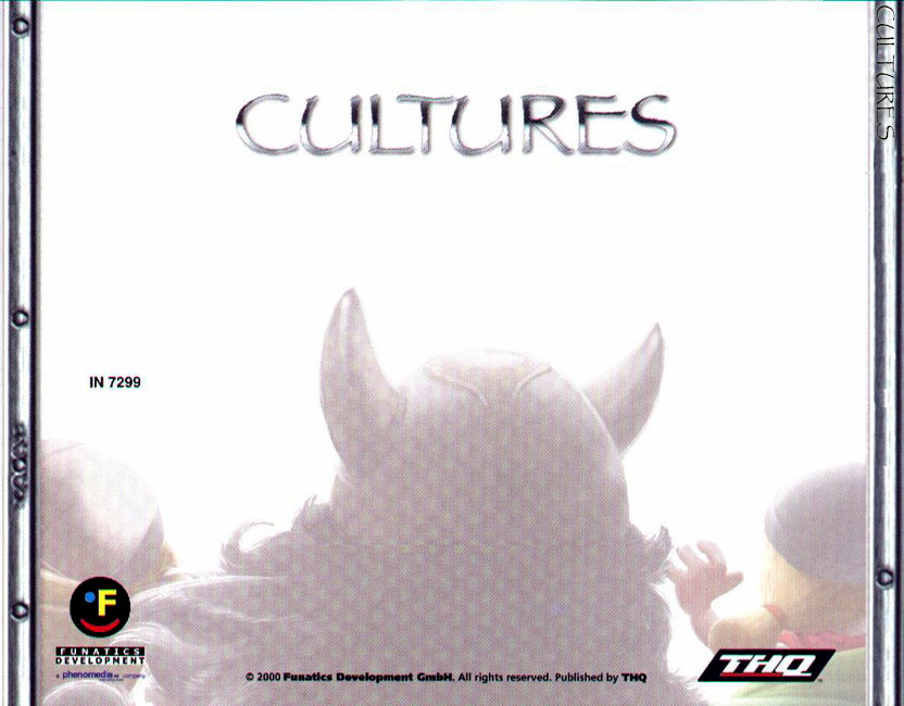 Cultures - zadn CD obal