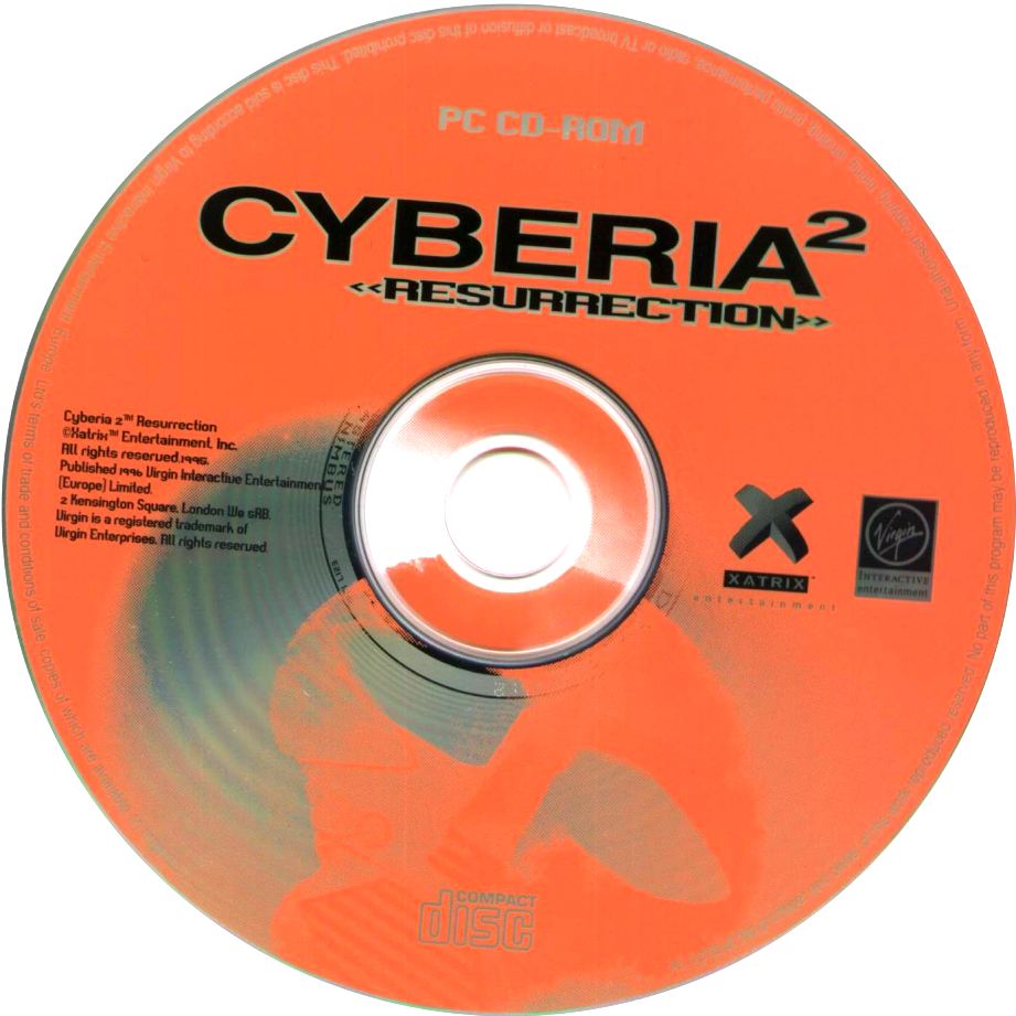 Cyberia 2: Resurrection - CD obal 2