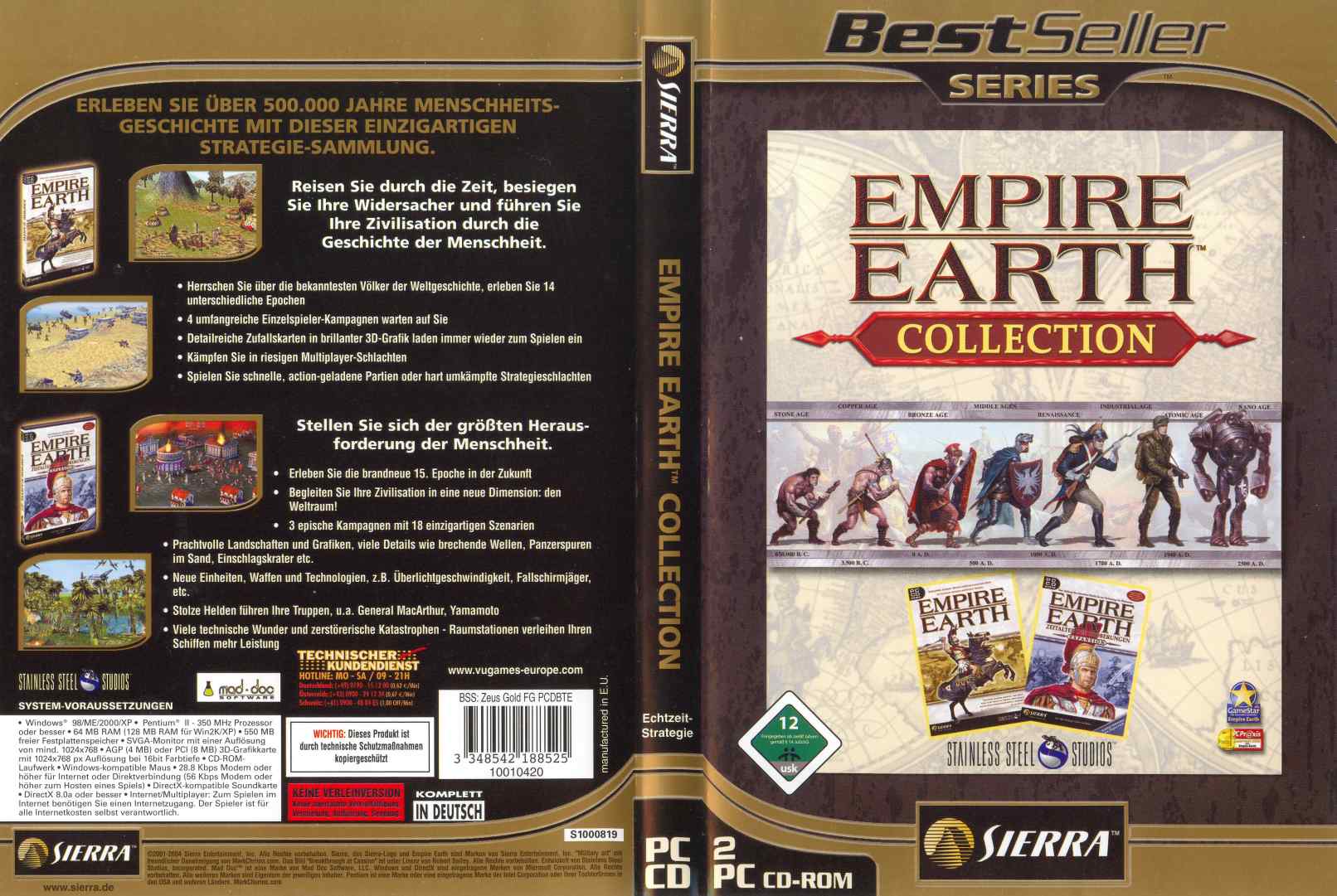 Empire Earth: Collection - DVD obal