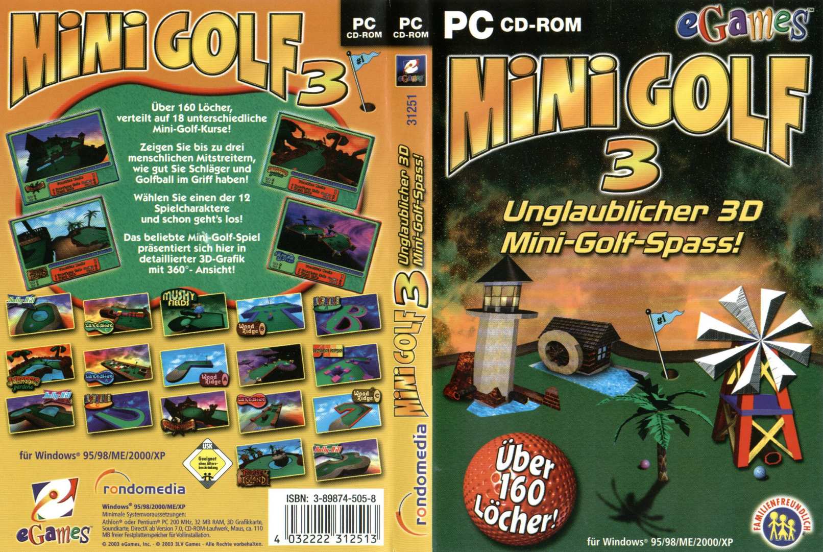 Mini Golf 3 - DVD obal