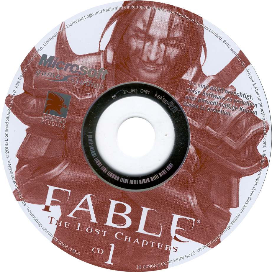 Fable: The Lost Chapters - CD obal 2