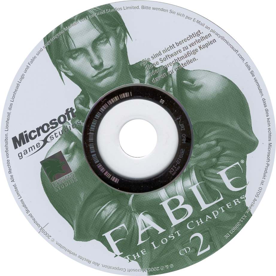 Fable: The Lost Chapters - CD obal 3