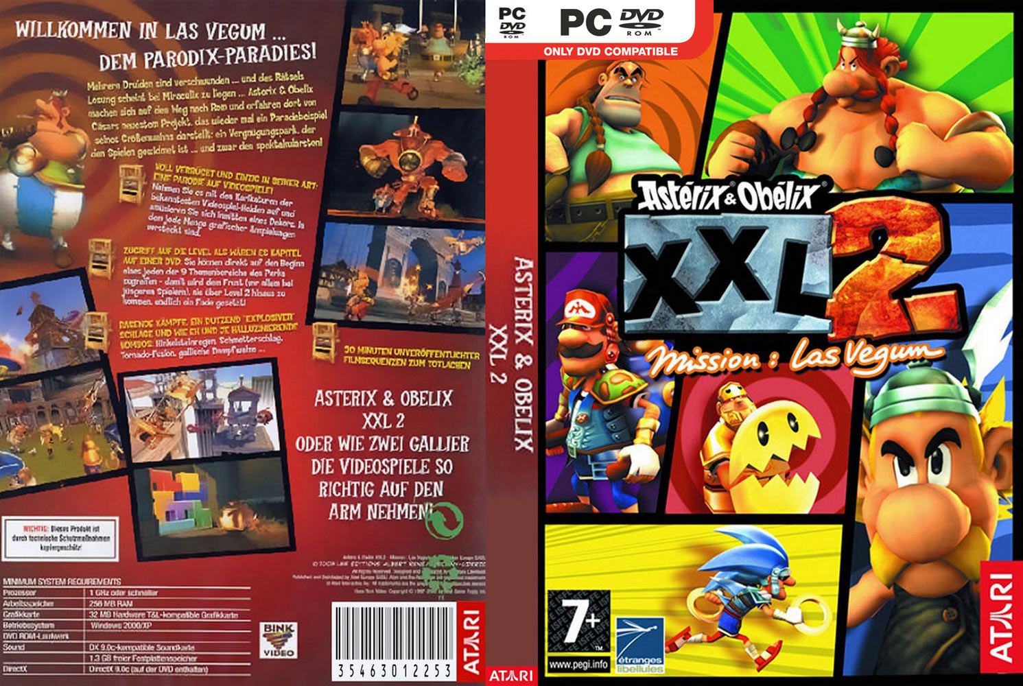 Asterix & Obelix XXL 2: Mission Las Vegum - DVD obal