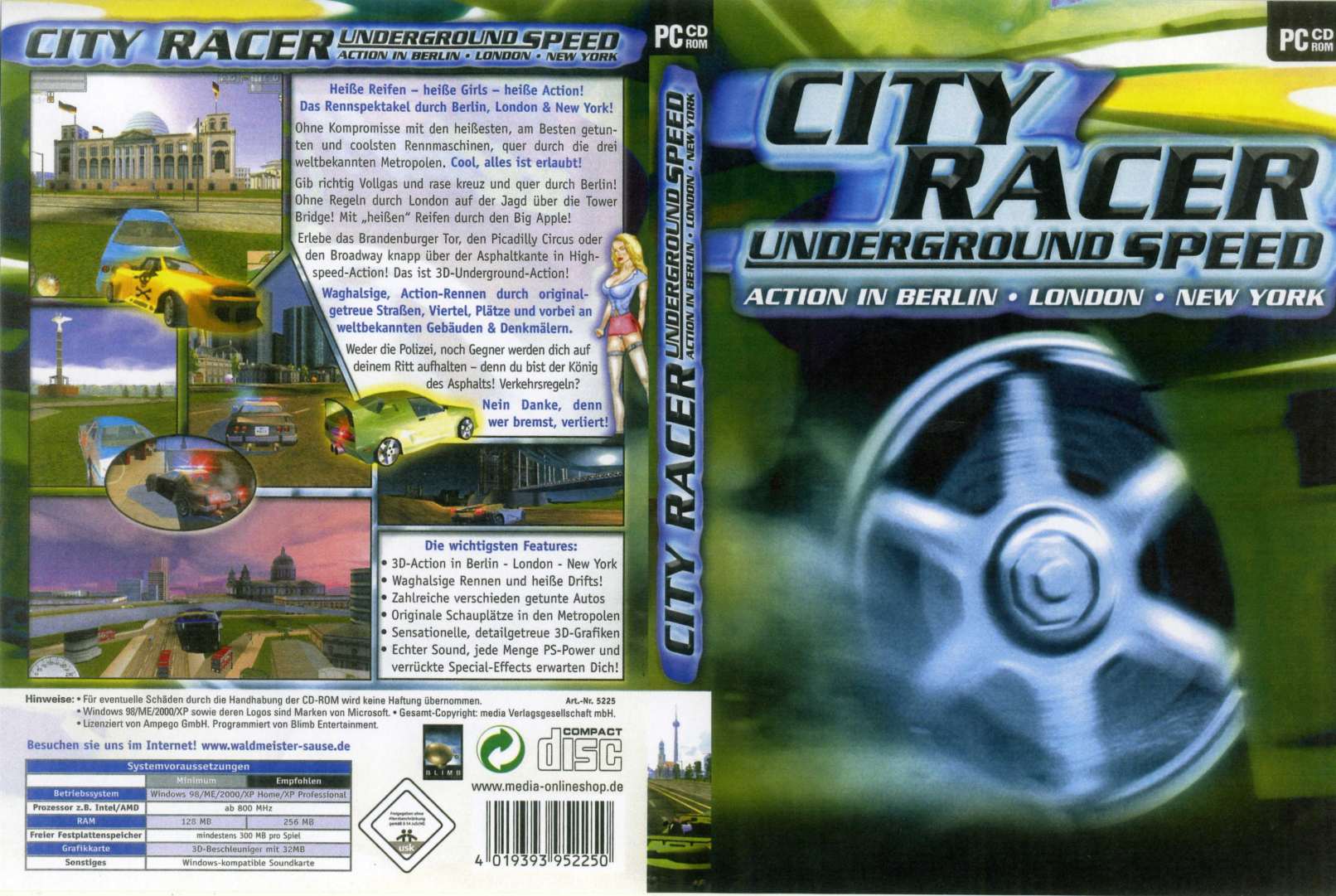 City Racer: Underground Speed - DVD obal
