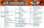 Air Warrior 3 - zadn vntorn CD obal
