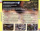 Emergency 4: Global Fighters for Life - zadn CD obal