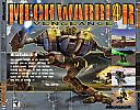 MechWarrior 4: Vengeance - zadn CD obal