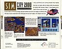 SimCity 2000 - zadn CD obal