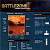 Battle Zone 2: Combat Commander - zadn vntorn CD obal