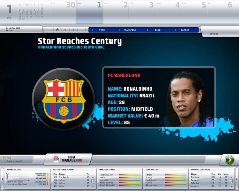 FIFA Manager 09 - screenshot 35