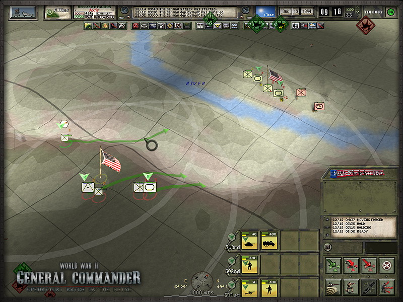 World War II General Commander - Operation: Watch on the Rhine - screenshot 6