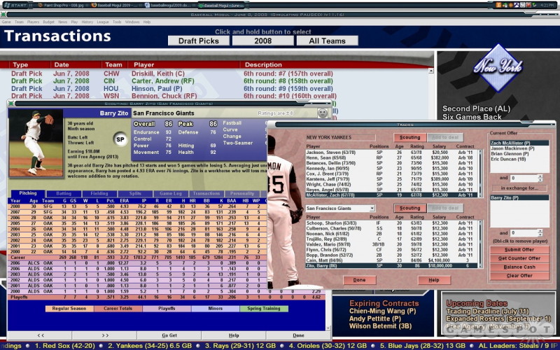 Baseball Mogul 2009 - screenshot 9
