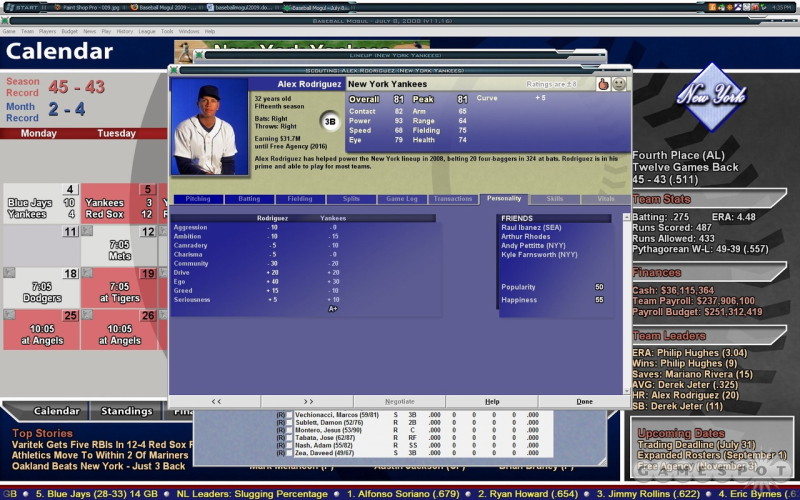 Baseball Mogul 2009 - screenshot 8