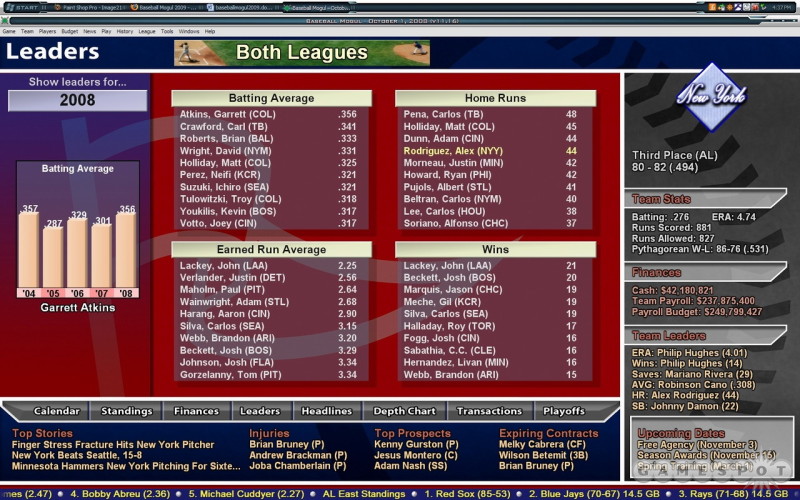 Baseball Mogul 2009 - screenshot 7