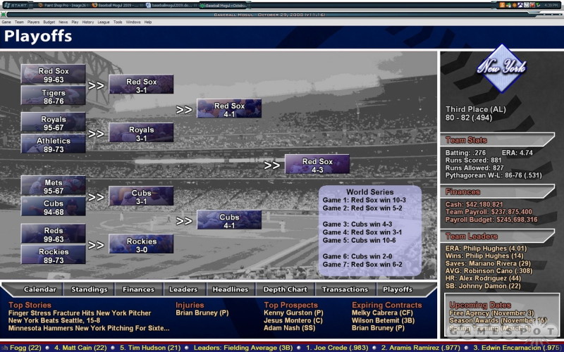 Baseball Mogul 2009 - screenshot 6