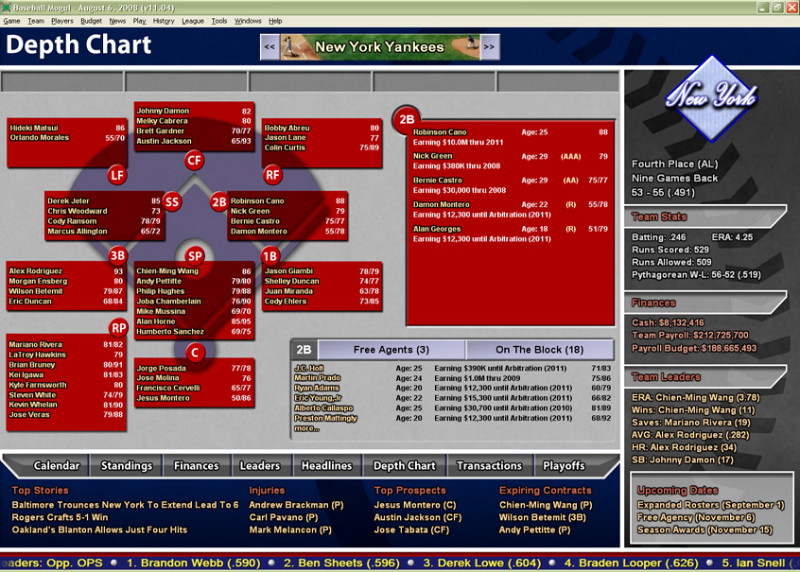 Baseball Mogul 2009 - screenshot 4