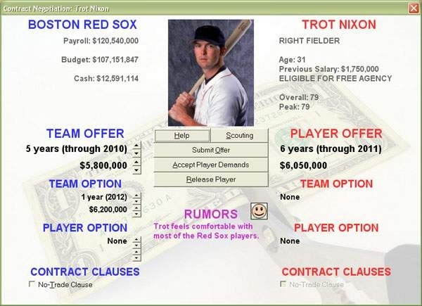Baseball Mogul 2006 - screenshot 8