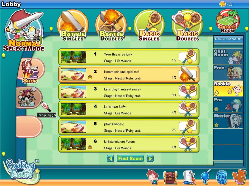 Fantasy Tennis - screenshot 1