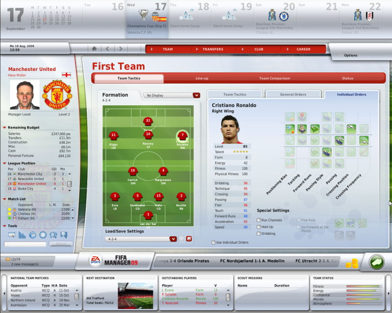 FIFA Manager 09 - screenshot 11