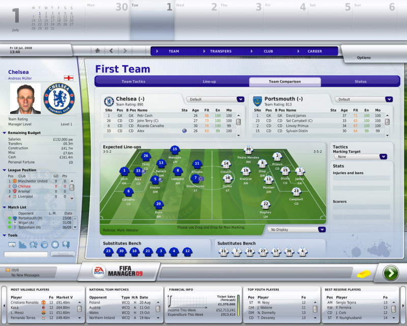 FIFA Manager 09 - screenshot 8