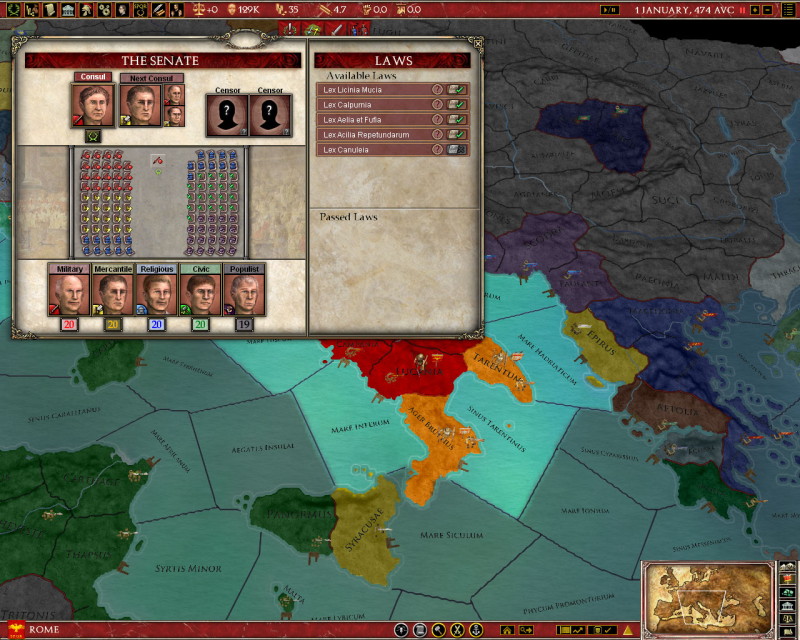 Europa Universalis: Rome - Vae Victis - screenshot 14
