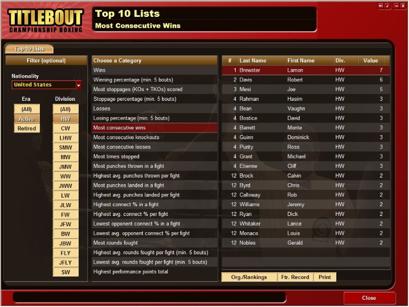 Title Bout Championship Boxing - screenshot 14