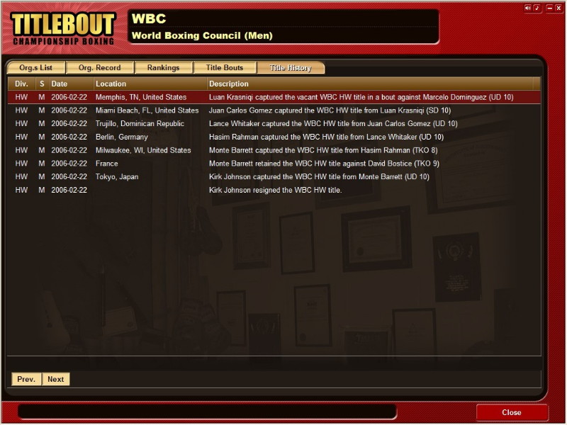Title Bout Championship Boxing - screenshot 7