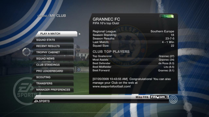 FIFA 10 - screenshot 8