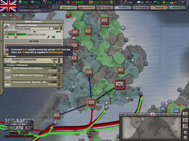 Hearts of Iron 3: For the Motherland - screenshot 8