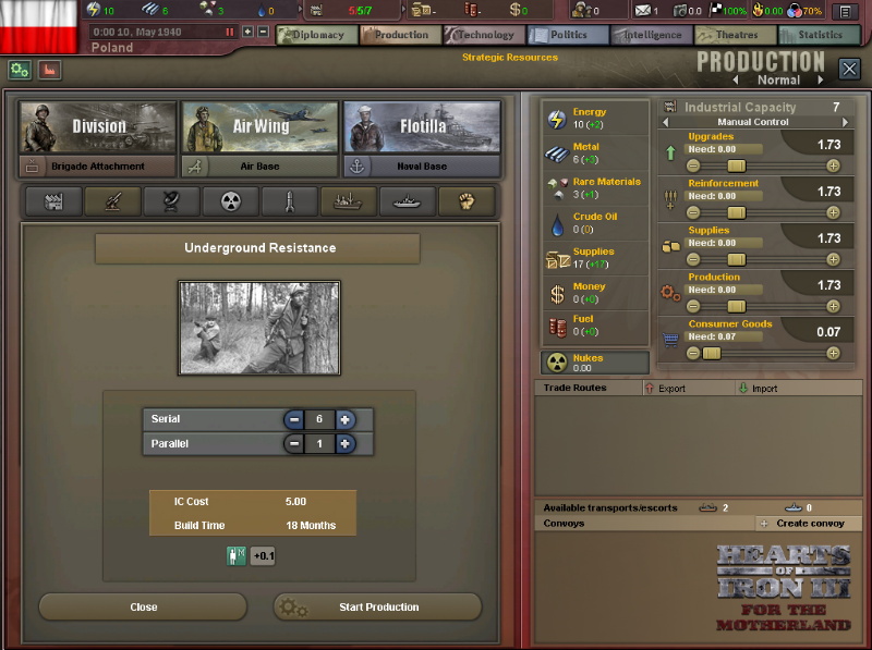 Hearts of Iron 3: For the Motherland - screenshot 7