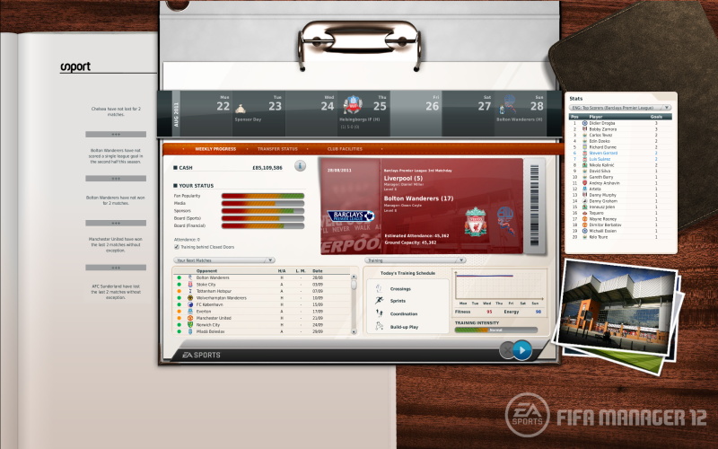 FIFA Manager 12 - screenshot 1